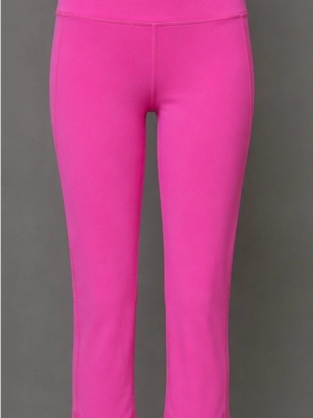 Women’s High-Waist Pink cropped leggings